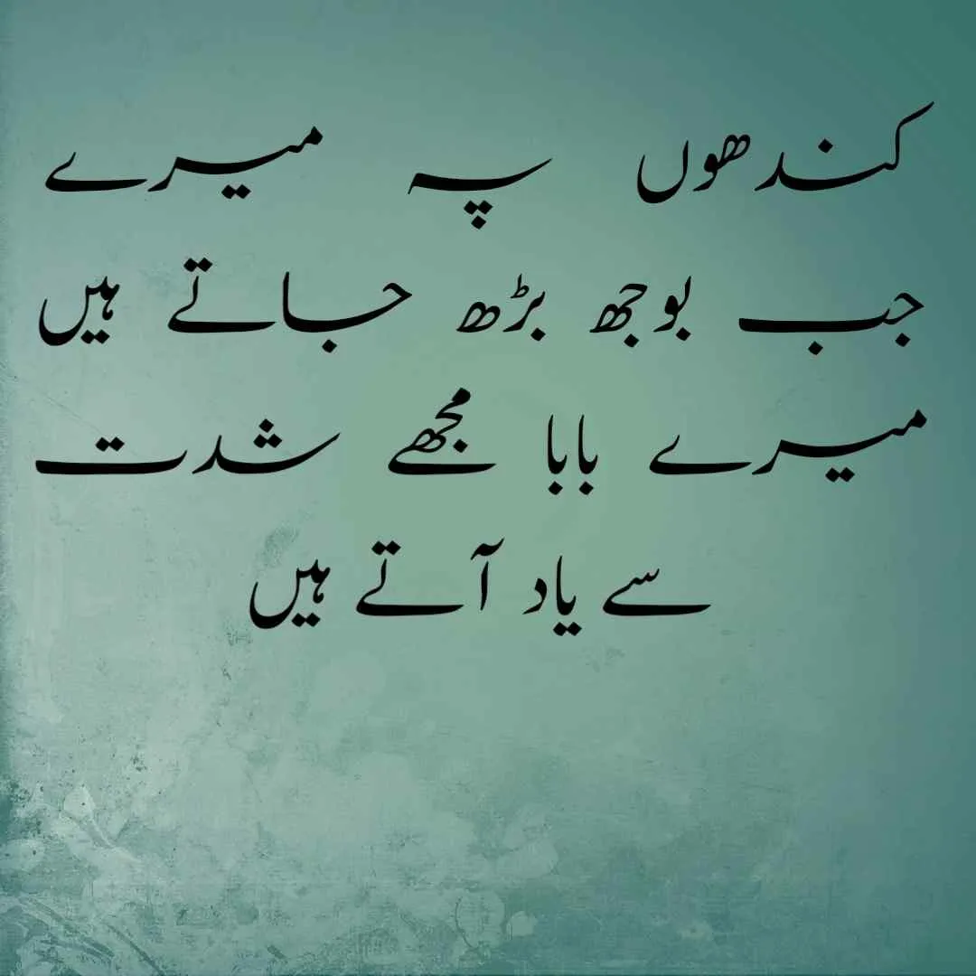 Father Quotes in Urdu English