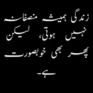 2-line Urdu quotes celebrating the beauty and wonder of life