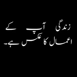 Authentic 2-line Urdu quotes about life written in Urdu script