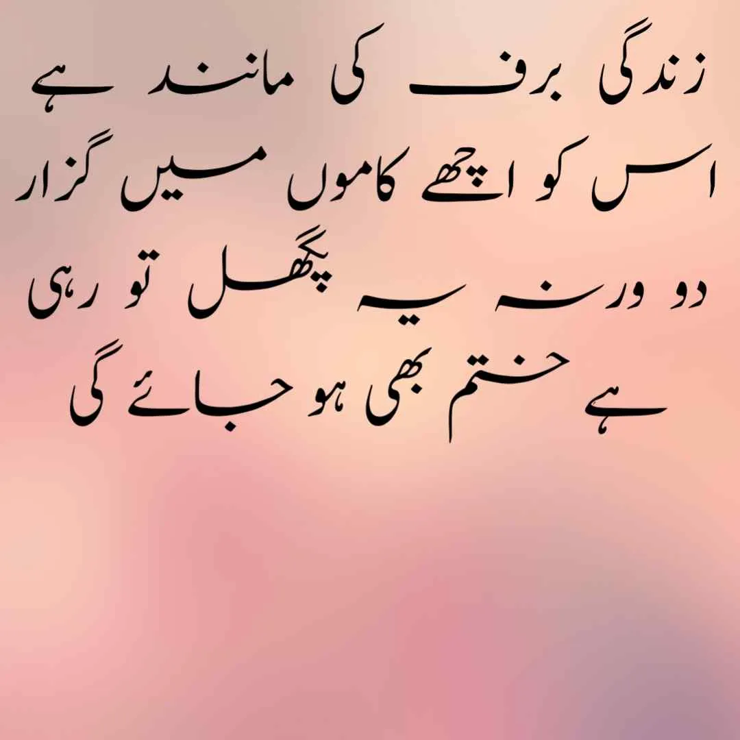 urdu quotations about life